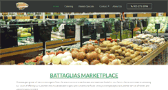 Desktop Screenshot of battagliasmarketplace.com